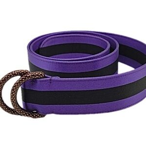 Gucci Women's Belt in Purple and Black